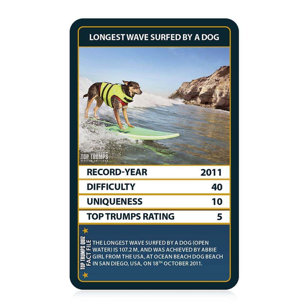 30 Amazing Guinness World Records Top Trumps Card Game 30 Amazing Guinness World Records Top Trumps Card Game
