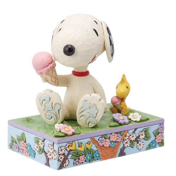 A Summertime Treat (Snoopy Eating Ice Cream) Peanuts Figurine By Jim Shore 6014349