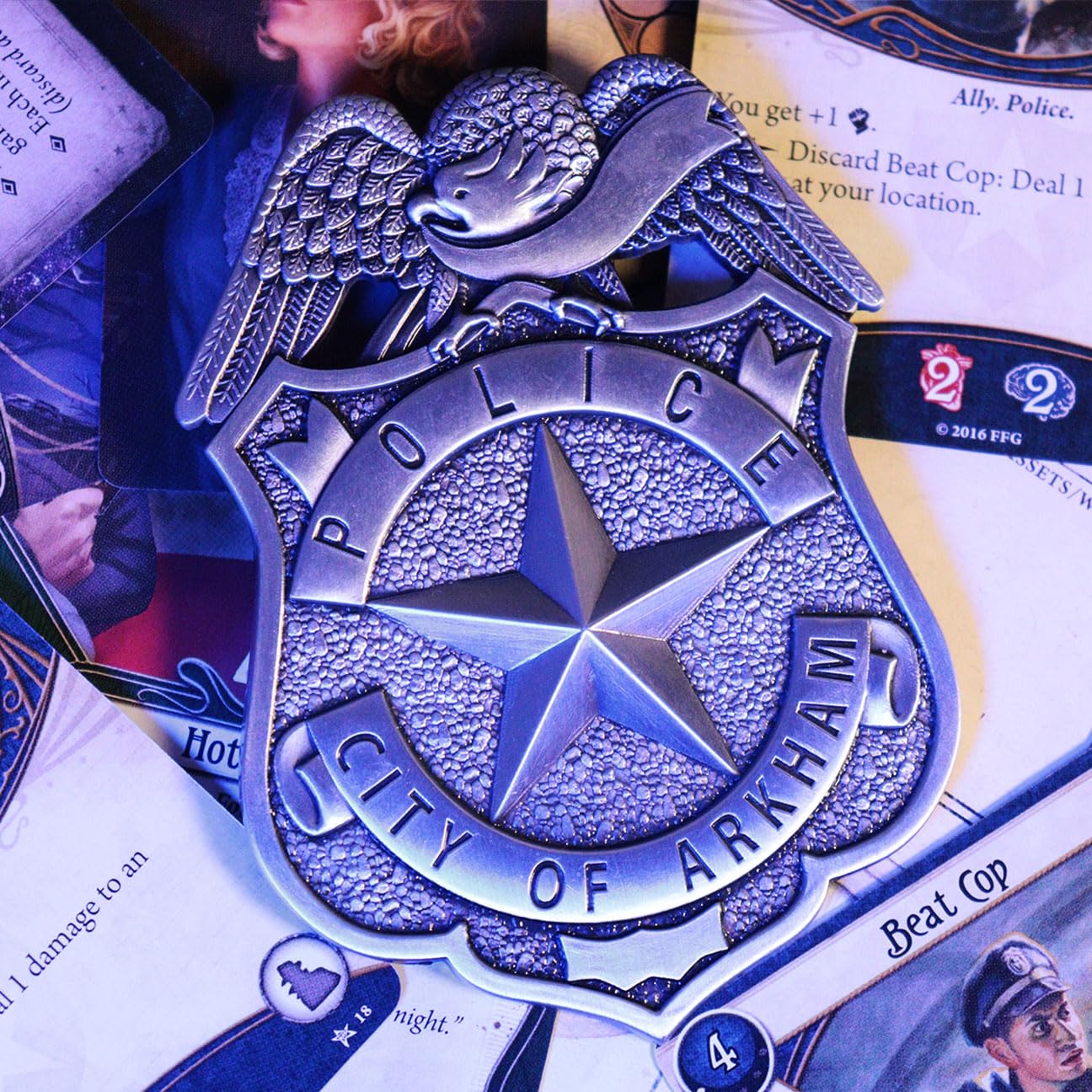 Arkham Horror Replica Police Badge