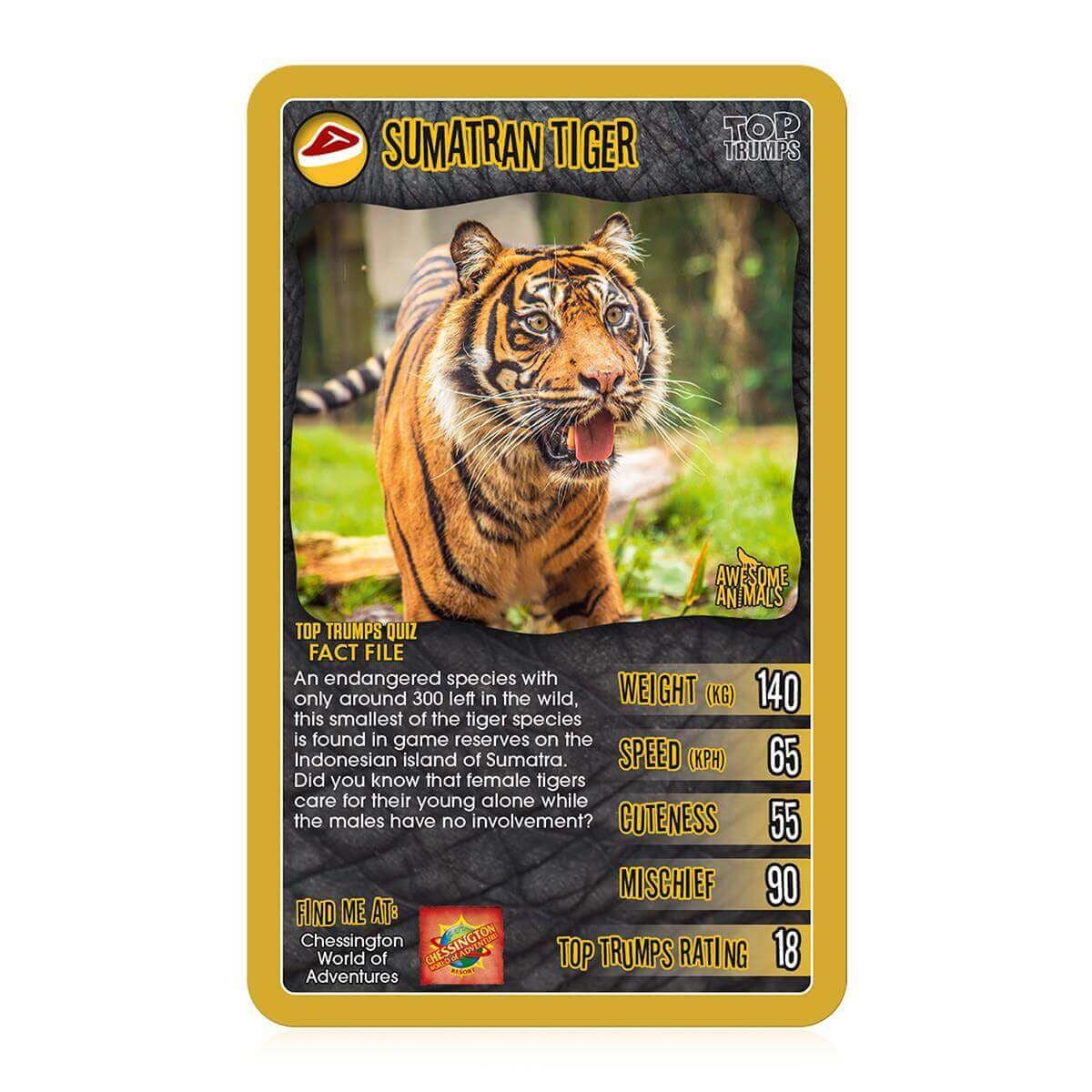 Awesome Animals Top Trumps Card Game Awesome Animals Top Trumps Card Game