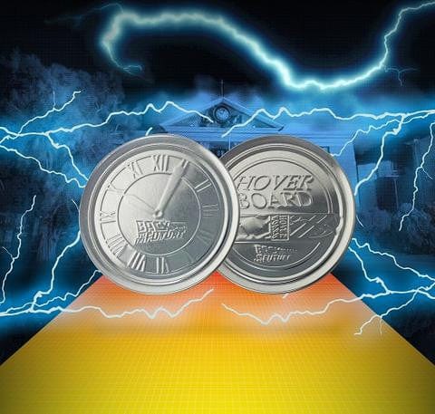 Back to the Future (BTTF) Set of 4 Coasters