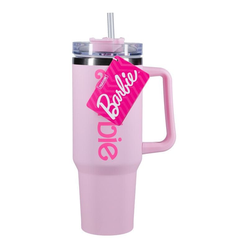 Barbie XL Travel Cup With Straw By Paladone
