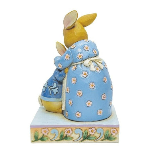Beatrix Potter Peter Rabbit with Mrs Rabbit Figurine By Jim Shore Beatrix Potter Peter Rabbit with Mrs Rabbit Figurine By Jim Shore