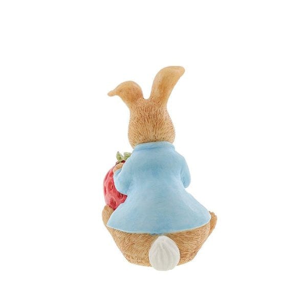 Beatrix Potter Peter Rabbit with Strawberry Figurine