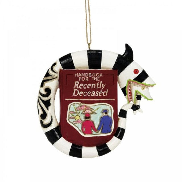 Beetlejuice By Jim Shore Classic & Sandworm Beetlejuice Hanging Ornaments Double Pack