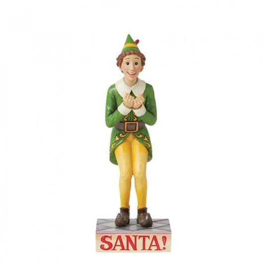 Buddy Elf Excited Figurine By Jim Shore 6015727 Buddy Elf Excited Figurine By Jim Shore 6015727