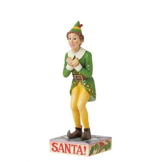 Buddy Elf Excited Figurine By Jim Shore 6015727 Buddy Elf Excited Figurine By Jim Shore 6015727
