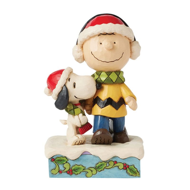 Bundled In Friendship (Charlie Brown & Snoopy Wrapped In Scarf) Peanuts By Jim Shore Figurine 6017237