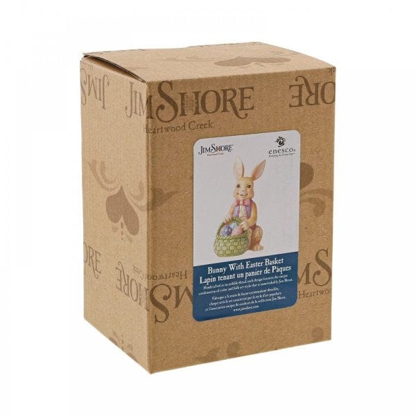 Bunny with Easter Basket Mini Figurine By Jim Shore 6010275