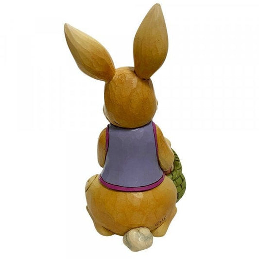 Bunny with Easter Basket Mini Figurine By Jim Shore 6010275 Bunny with Easter Basket Mini Figurine By Jim Shore 6010275