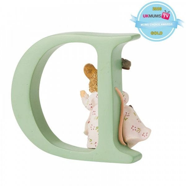 "D" Hunca Munca Sweeping Beatrix Potter Alphabet Letter