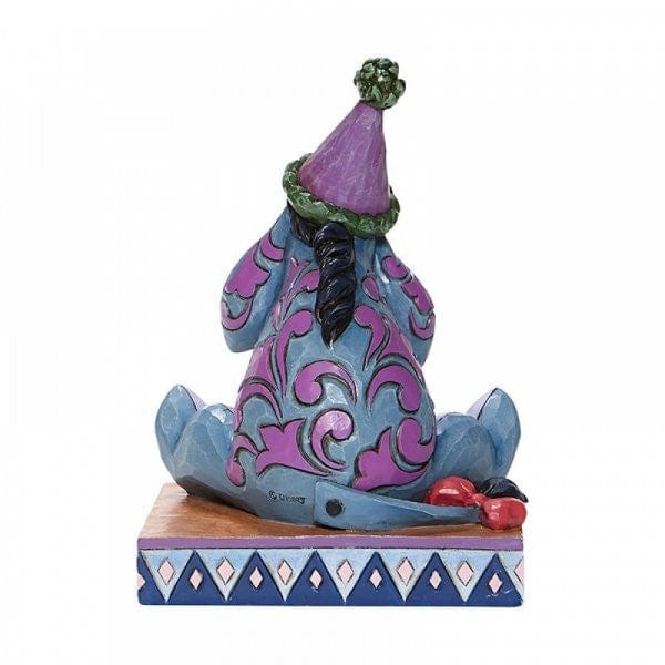 DAMAGED BOX - Disney Traditions Birthday Blues - Eeyore with Birthday Hat Figurine 6008074