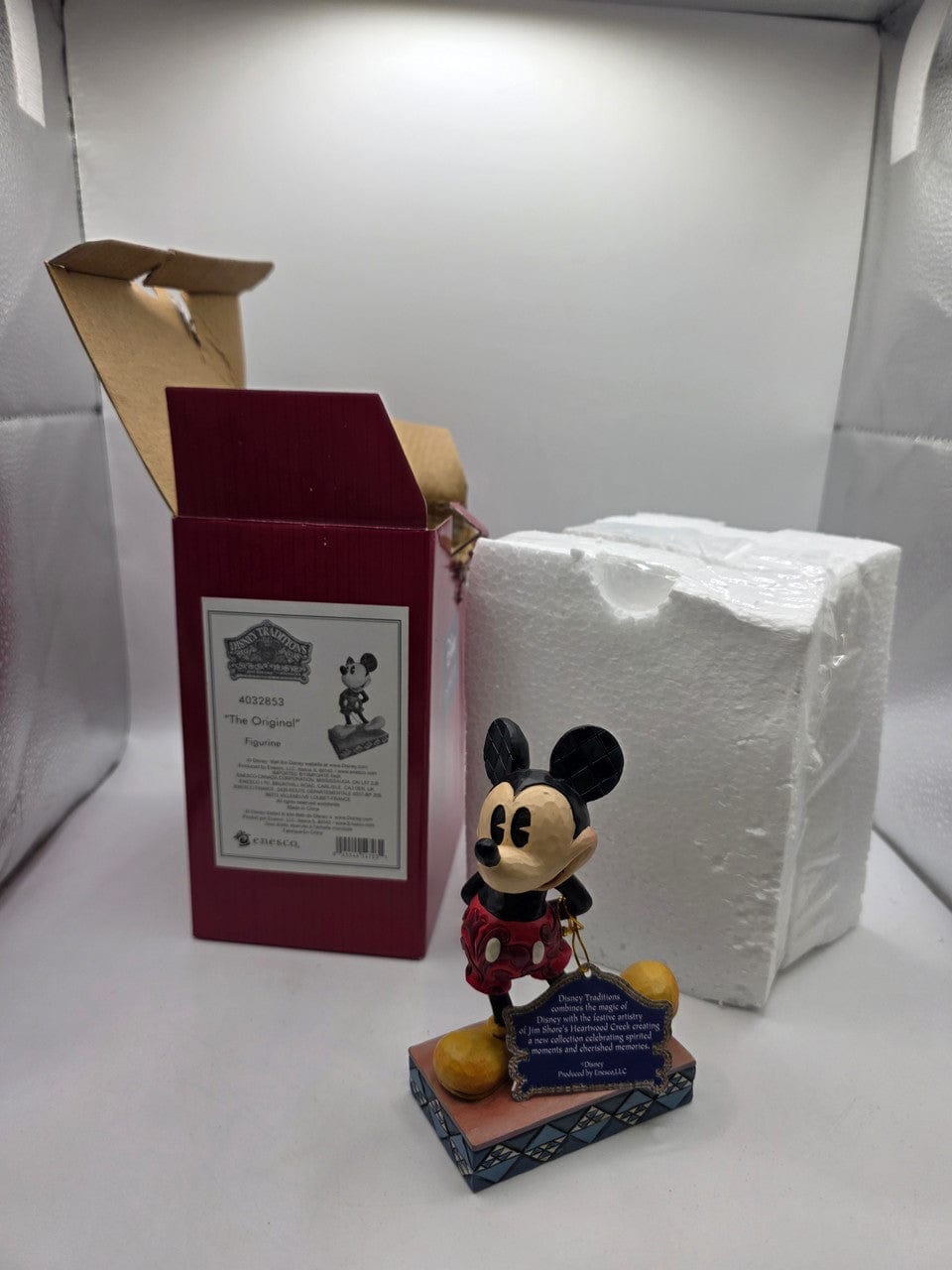 DAMAGED BOX - Disney Traditions The Original - Mickey Mouse Personality Pose Figurine 4032853