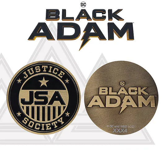 DC Black Adam Limited Edition Justice Society of America Medallion DC Black Adam Limited Edition Justice Society of America Medallion