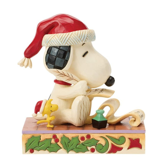 Dear Santa (Snoopy and Woodstock with List) Figurine Peanuts By Jim Shore 6018682 Dear Santa (Snoopy and Woodstock with List) Figurine Peanuts By Jim Shore 6018682