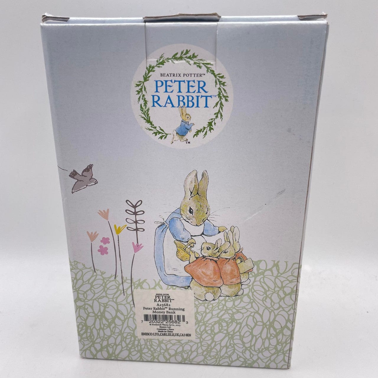 DEFECTIVE - Beatrix Potter Peter Rabbit Running Money Bank