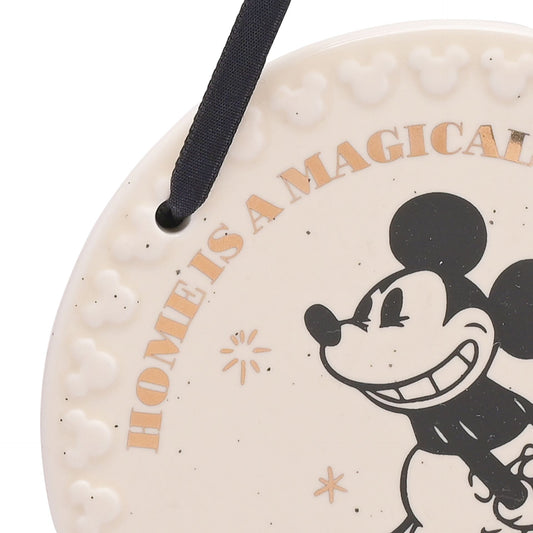 Disney Home Mickey Ceramic Plaque 'Home' Disney Home Mickey Ceramic Plaque 'Home'