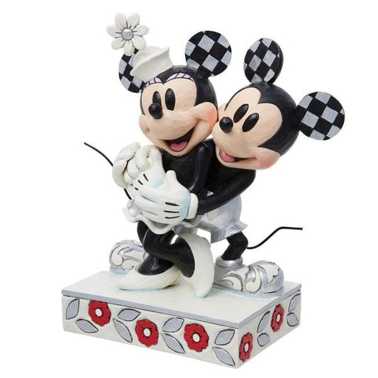 Disney 100 Disney Traditions Centennial Celebration Mickey & Minnie Mouse Figurine 6013198 Disney 100 Disney Traditions Centennial Celebration Mickey & Minnie Mouse Figurine 6013198