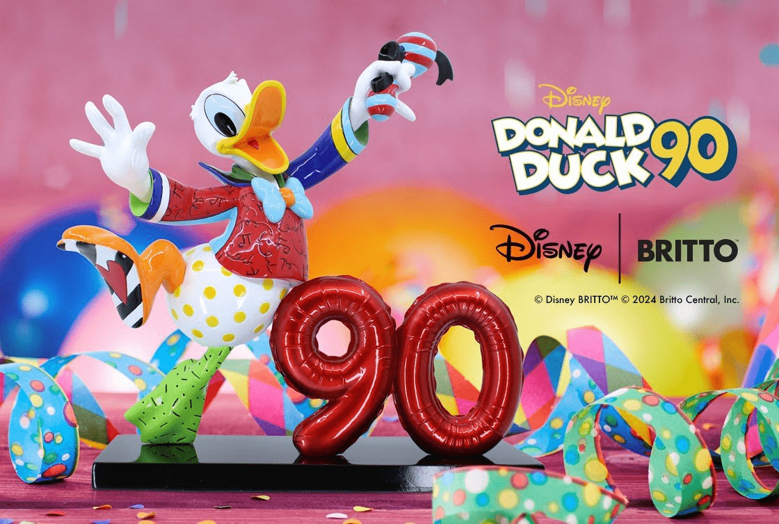Disney Britto Donald Duck 90th Anniversary Figurine 6016310 247