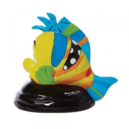 Disney Britto Flounder Mini Figurine 6009053 Disney Britto Flounder Mini Figurine 6009053