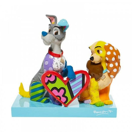 Disney Britto Lady & the Tramp Numbered Limited Edition 3000 Figurine 6008528 Disney Britto Lady & the Tramp Numbered Limited Edition 3000 Figurine 6008528