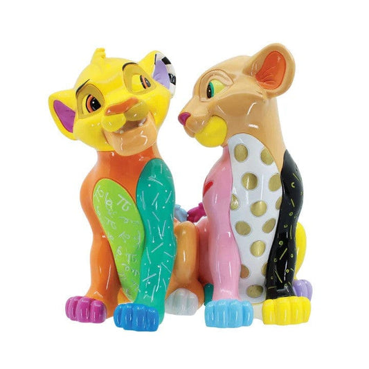 Disney Britto Simba and Nala Lion King Figurine 6017587 Disney Britto Simba and Nala Lion King Figurine 6017587