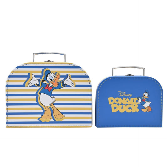 Disney Donald Duck Set of 2 Storage Boxes Mickey & Friends Disney Donald Duck Set of 2 Storage Boxes Mickey & Friends