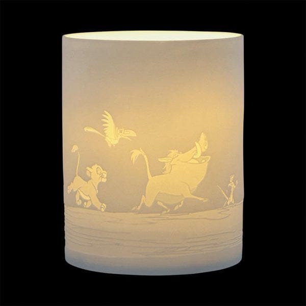 Disney Enchanting Collection Moonlight Philosophy (The Lion King) Lithophane Ceramic Lamp A31751