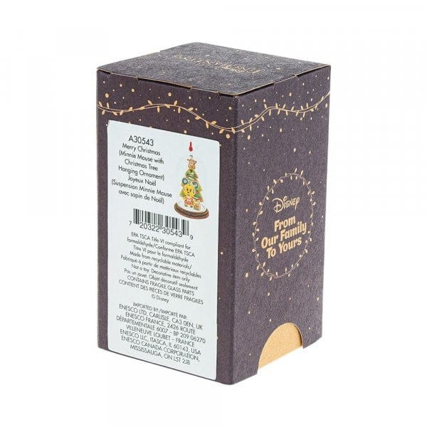 Disney Enchanting Minnie Mouse Christmas Hanging Dome Figurine A30543