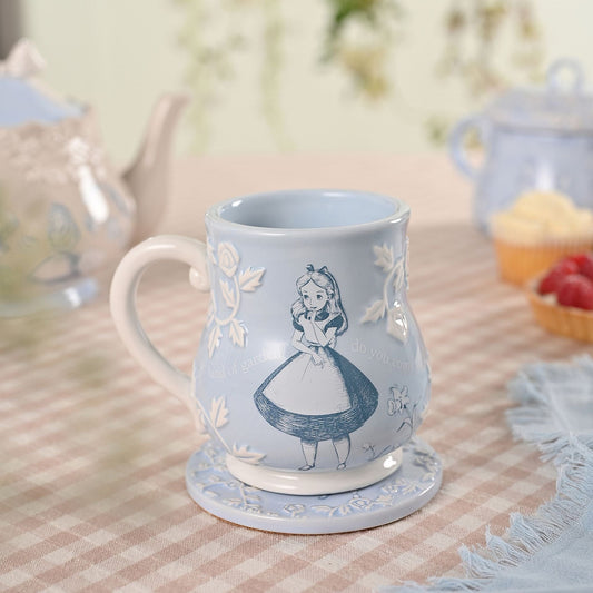 Disney Home Alice in Wonderland Embossed Mug - Alice Disney Home Alice in Wonderland Embossed Mug - Alice