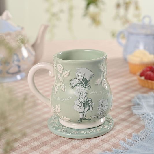 Disney Home Alice in Wonderland Embossed Mug - Mad Hatter Disney Home Alice in Wonderland Embossed Mug - Mad Hatter