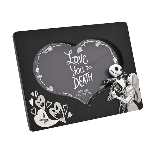 Disney Home Nightmare Before Christmas Frame - Love You to Death Jack & Sally Disney Home Nightmare Before Christmas Frame - Love You to Death Jack & Sally