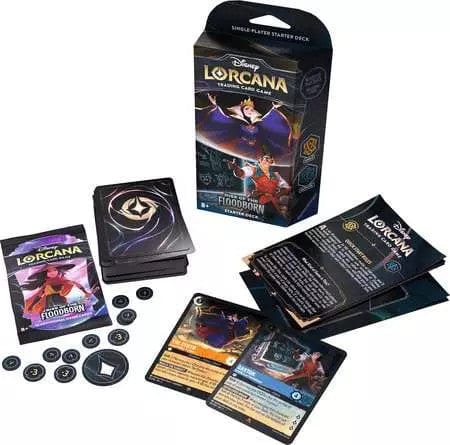 Disney Lorcana Rise Of The Floodborn Amber & Sapphire Starter Deck