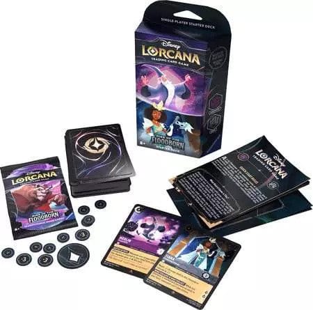 Disney lorcana Rise Of The Floodborn Starter Deck Amethyst & Steel