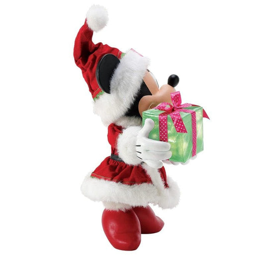 Disney Minnie’s Big Gift Possible Dreams Christmas Figurine By Department 56 6016493 Disney Minnie’s Big Gift Possible Dreams Christmas Figurine By Department 56 6016493