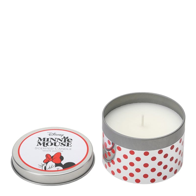 Disney Minnie White Jasmine Tin Candle by Disney Home Fragrance