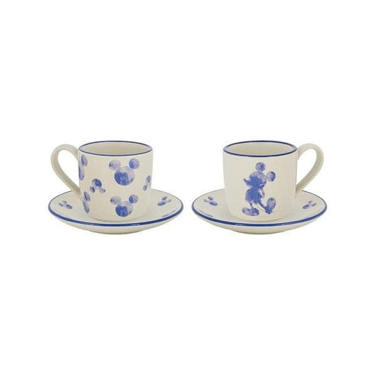 Disney Mono Espresso Cup & Saucer (Set of 2) A30844 Disney Mono Espresso Cup & Saucer (Set of 2) A30844