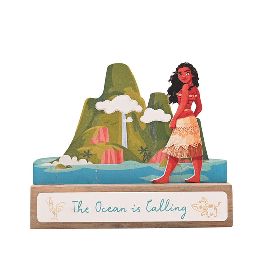 Disney Pastel Princess Mini Castle Plaque - Moana Disney Pastel Princess Mini Castle Plaque - Moana