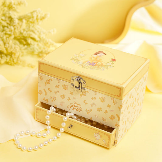 Disney Pastel Princess Musical Jewellery Box - Belle Beauty And The Beast