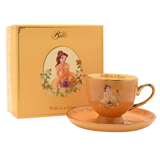 Disney Pastel Princess Tea Cup & Saucer - Belle Disney Pastel Princess Tea Cup & Saucer - Belle
