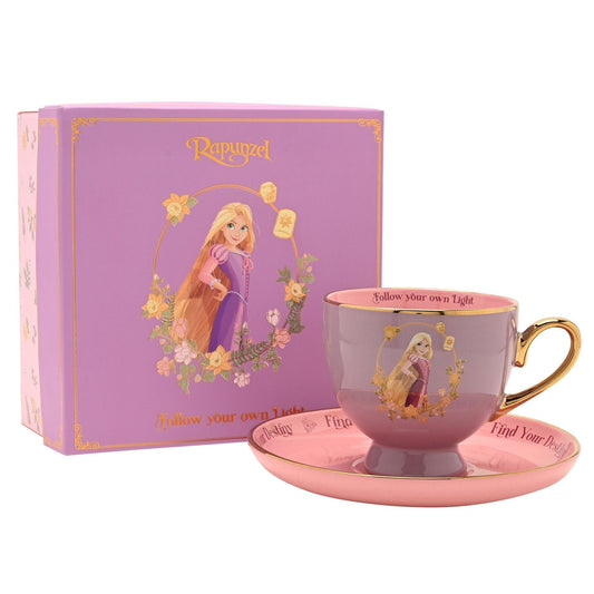 Disney Pastel Princess Tea Cup & Saucer - Rapunzel Disney Pastel Princess Tea Cup & Saucer - Rapunzel