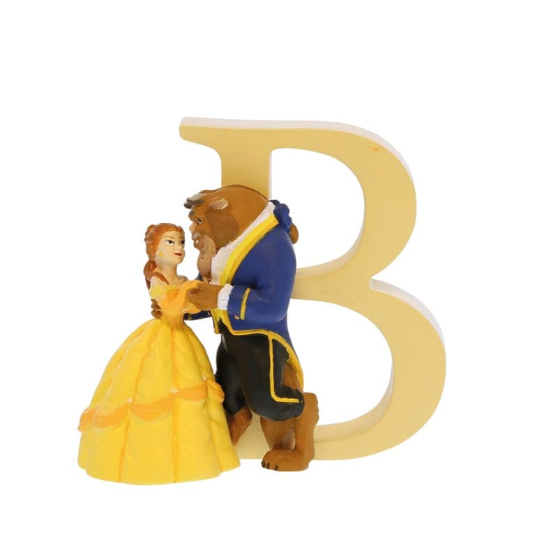 Disney Showcase Alphabet Letter B Beauty & The Beast Figurine Disney Showcase Alphabet Letter B Beauty & The Beast Figurine