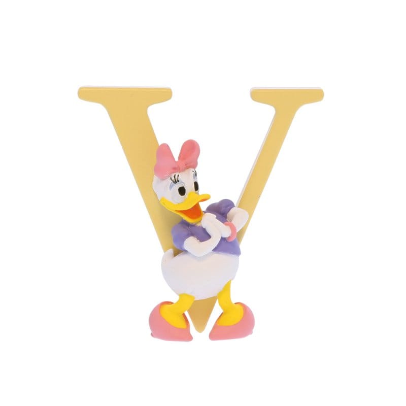 Disney Showcase Alphabet Letter V Daisy Duck Figurine Disney Showcase Alphabet Letter V Daisy Duck Figurine