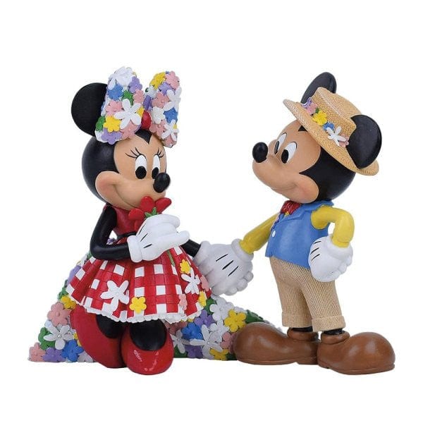Disney Showcase Mickey & Minnie Botanical Figurine 6014864 Disney Showcase Mickey & Minnie Botanical Figurine 6014864
