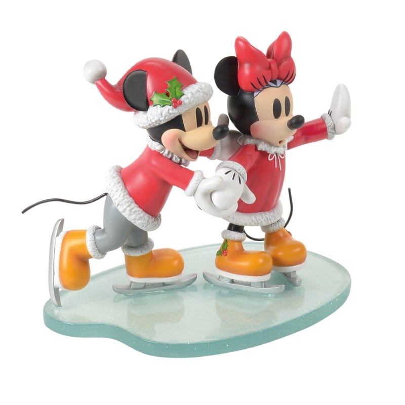 Disney Showcase Mickey & Minnie Christmas Ice Skating 6017371