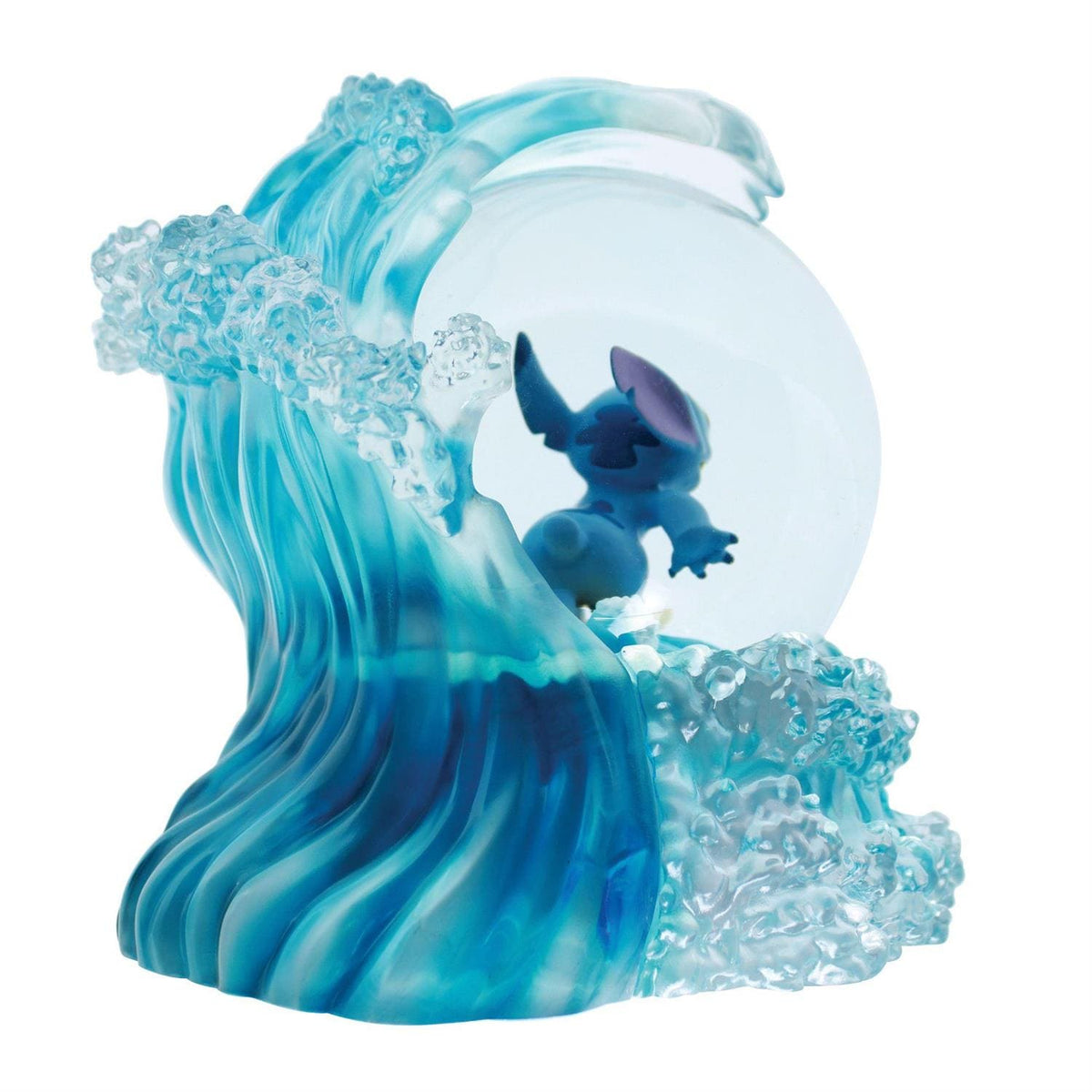 Disney Showcase Stitch Surfing Waterball Figurine 6016305 Disney Showcase Stitch Surfing Waterball Figurine 6016305