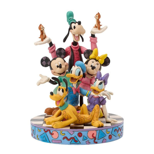 Disney Traditions 90s Retro Mickey and Friends Figurine by Jim Shore Disney Traditions 90s Retro Mickey and Friends Figurine by Jim Shore