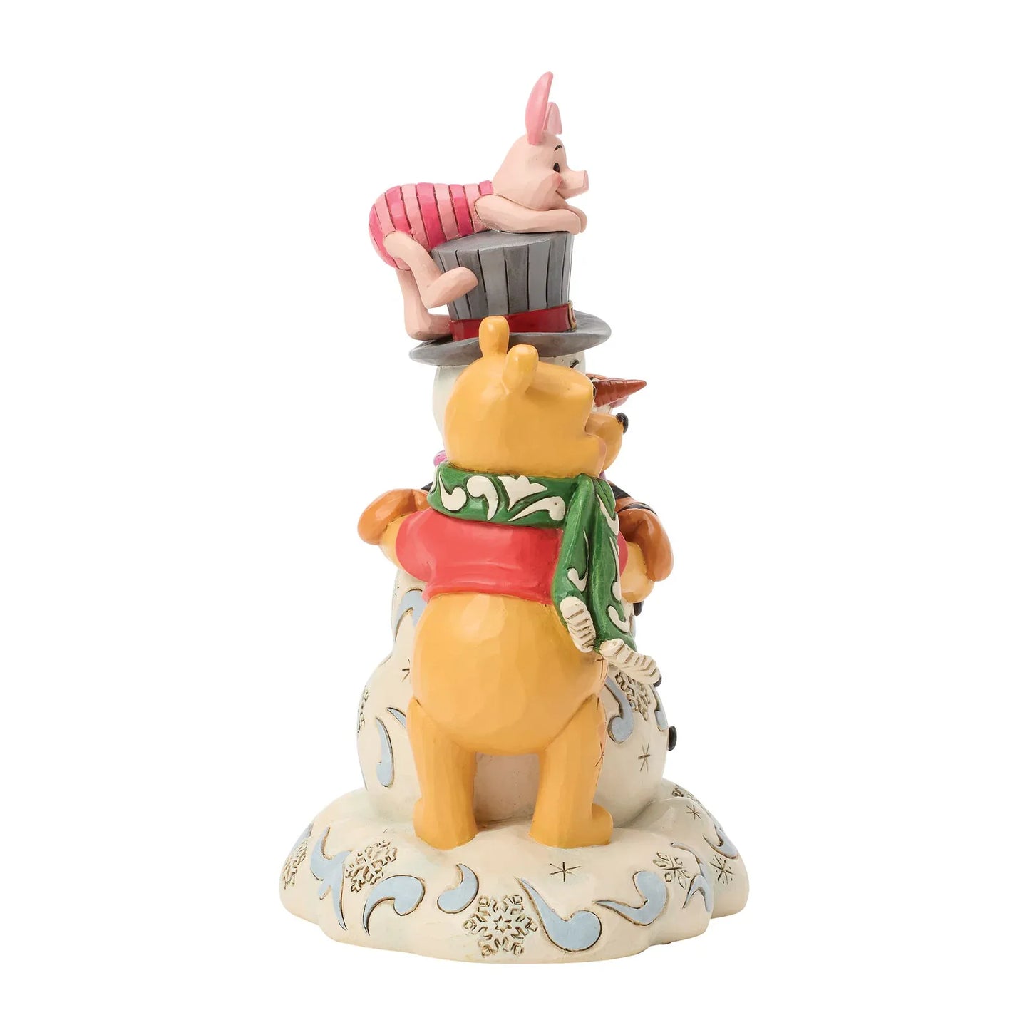 Disney Traditions A Chilly Creation (Pooh and Friends Hugging Snowman) Figurine by Jim Shore Disney Traditions A Chilly Creation (Pooh and Friends Hugging Snowman) Figurine by Jim Shore