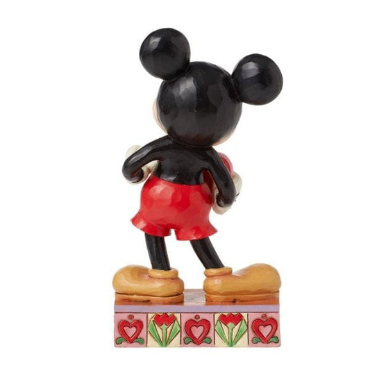 Disney Traditions A Love Note (Mickey with Heart Figurine) By Jim Shore 6016329 Disney Traditions A Love Note (Mickey with Heart Figurine) By Jim Shore 6016329