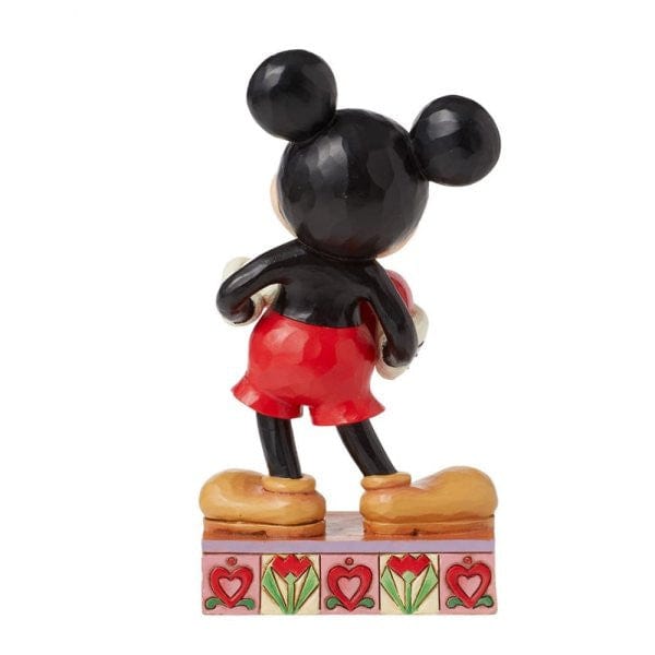 Disney Traditions A Love Note (Mickey with Heart Figurine) By Jim Shore 6016329